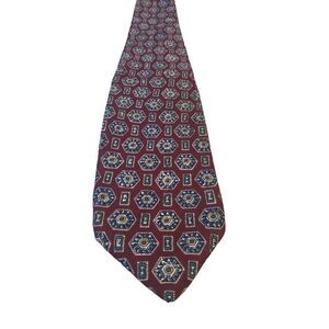 Robert Talbott Studio Redwood &‎ Ross Hand Made 100% Silk Men's Neck Tie Usa